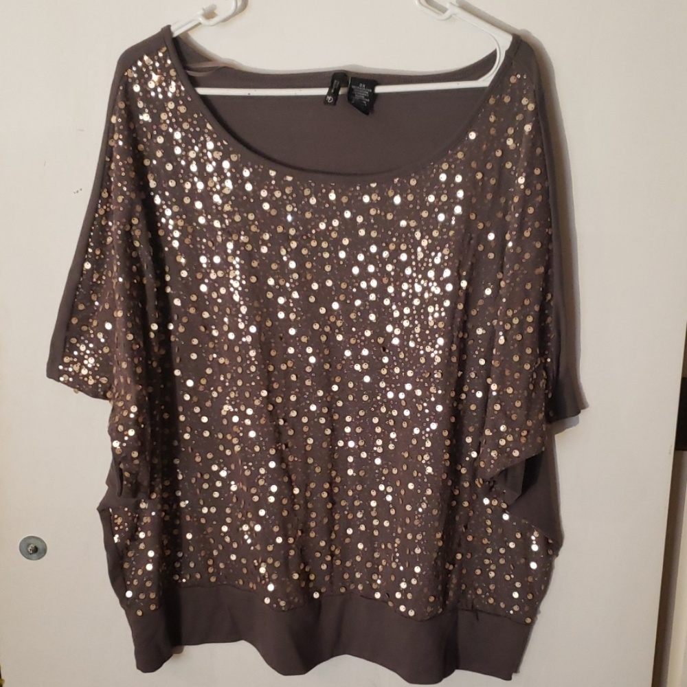 New Directions Sequin tunic